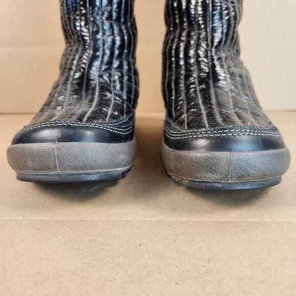 Ecco Waterproof Boots with Wool Lining Women’s SZ 8 Black EUC - Picture 9 of 14